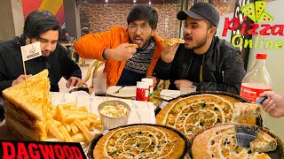 Most Delicious Pizza And Sandwich in Lahore  Dagwood Sandwich  Pizza Online [upl. by Sutherlan]