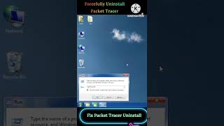 How to Uninstall Cisco Packet Tracer StepbyStep  Quick Guide shorts cisco techtips [upl. by Remot]