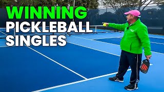 The Pickleball Singles Strategy You Must Know [upl. by Janelle]