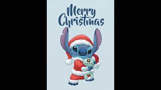 💙Fondos de pantalla de navidad versión stich 💙yoamoastich [upl. by Ecnerret]