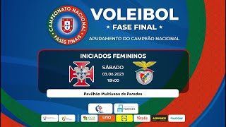 ALA DE GONDOMAR x SL BENFICA  FASE FINAL INICIADOS FEMININOS 2023 [upl. by Pascia]