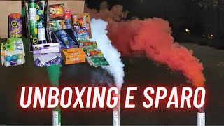 UNBOXING E SPARO DI UN CARICO DI PETARDI E FUOCHI DARTIFICIO [upl. by Eiuqram]