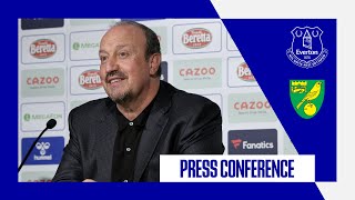 EVERTON VS NORWICH CITY  RAFA BENITEZ PRESS CONFERENCE  PREMIER LEAGUE GW6 [upl. by Nyliret]