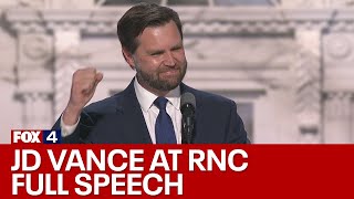 JD Vance addresses RNC crowd FULL SPEECH [upl. by Ordway360]