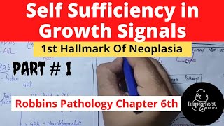 Self sufficiency in Growth Signalspart 11st Hallmark of NeoplasiaRAS and ABL proteins pathology [upl. by Loring]