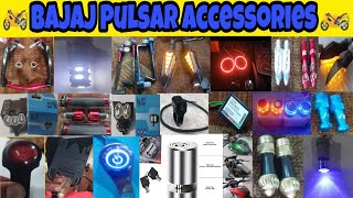 Bajaj Pulsar 150 accessoriesPulsar 150 modification accessoriesPulsar 150 touring accessories [upl. by Pine]