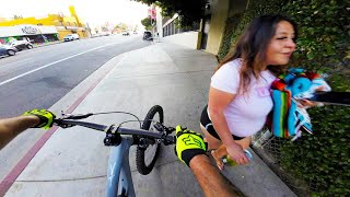 FULL SPEED URBAN FREERIDE ON MY ENDURO MTB [upl. by Ecnahs831]