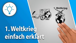 Erster Weltkrieg einfach erklärt explain it simple  Erklärvideo [upl. by Tonjes]