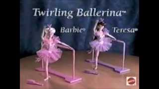 Twilrling Ballerina Barbie commercial  1996 [upl. by Petronilla]