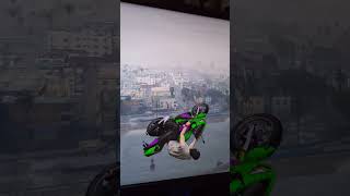 Nagasaki Shinobi Stunt Jump GTA 5 Online gta5 gtaonline stunt gamer audio viral bike [upl. by Fanechka124]