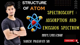 Structure of atom  Absorption amp emission spectrum  line spectra of Hydrogen  NEET JEE  CBSE [upl. by Dekow]