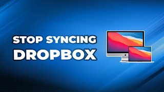 How to Stop Dropbox from Syncing on Mac [upl. by Ailices558]