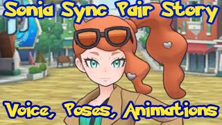 Sonia Sync Pair Story amp Voice Poses and Animation  Pokémon Masters EX [upl. by Kcirej86]