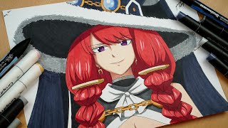 Drawing Eileen Belserion From Fairy Tail [upl. by Ellyn]