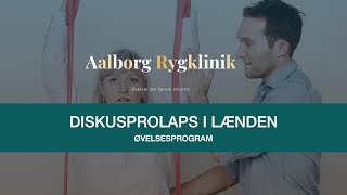 Øvelsesprogram til diskusprolaps i lænden [upl. by Otrebmuh]