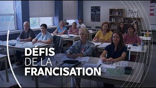 Réfugiés ukrainiens  4 mois plus tard difficile de maîtriser le français [upl. by Atsahs]