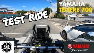 YAMAHA TENERE 700 Test Ride onboard [upl. by Osswald243]