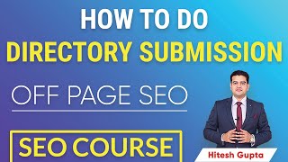 How to Do Directory Submission in SEO Tutorial  What is Directory Submission in SEO  Off Page SEO [upl. by Sicnarf]