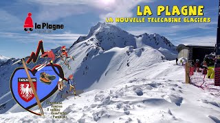 La Plagne nouvelle télécabine quotGlaciersquot [upl. by Michal472]