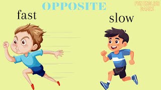 Learn Opposite Words┃ Educational Video For Kids┃Fun English Games [upl. by Rhee]