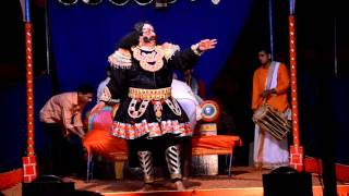 Yakshagana Krishnaleele Kamsa Vadhe 8Padya Kannadikatte krishna Permude Balarama Prakash Kamsa Shiva [upl. by Aiyotal]