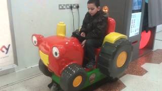 Leo on Tractor Tom ride [upl. by Farika443]