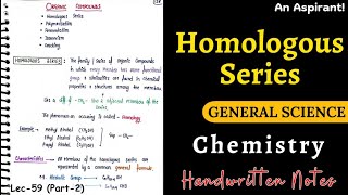 Chemistry  Chapter14 Organic Compounds  Lec59Part2  General Science  An Aspirant [upl. by Katey]