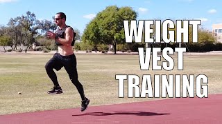 Weighted Vest Sprint Training  Run Faster With Weight Vest Sprinting [upl. by Macilroy]