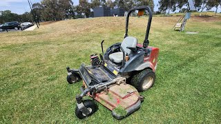 Mowing the Lawn with the Toro Groundsmaster 7210 ZeroTurn RideOn Lawnmower [upl. by Hanny577]