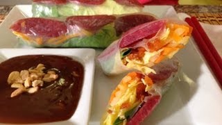 Bo BiaSummerSpring Rolls with Chinese SausageHow To Make Vietnamese Spring Rolls Bo Bia [upl. by Paget502]