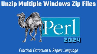 Perl Programming Project EXTRACT multiple zip files In Windows [upl. by Eolc]