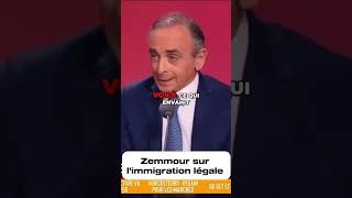 Éric Zemmour en colère contre Macron sur l’immigration légale zemmour macron shortvideo lepen [upl. by Zechariah215]