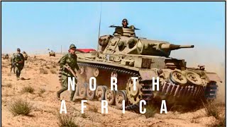 North Africa Combat Footage Campaign WW2 [upl. by Aivuy428]