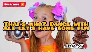 Dian and Roma Candy Town Lyrics  Diana and Roma Show Diana and Roma Kids Nursery Songs Kids Songs [upl. by Sapowith]