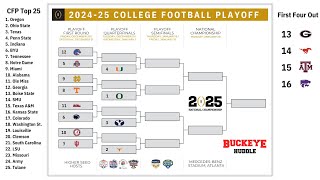 College Football Playoff Rankings LIVE How Will A Chaotic Week Shake Things Up [upl. by Hsirk]