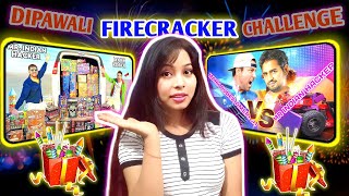 Dipawali Firecracker Challenge  MRINDIANHACKER  Jaki Reacts diwali reaction [upl. by Nort]