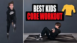 quotGET STRONGquot Kids Core Workout How To Get A Strong CORE [upl. by Tuinenga]