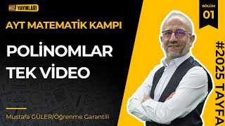 Polinomlar Konu Anlatımı  Tek Video  Pdf öğrenmegarantili [upl. by Culliton]