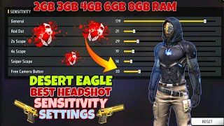 Desert Eagle in Best Headshot😨 Sensitivity Settings deserteagleheadshot [upl. by Annoed959]