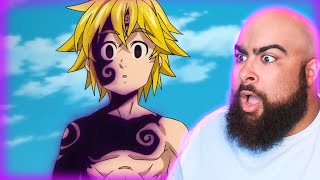 MELIODAS DEMON FORM  Seven Deadly Sins Episode 12 Reaction [upl. by Eecyaj]