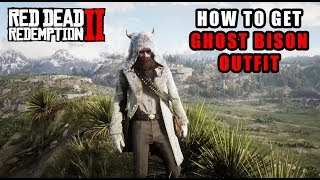 Red Dead Redemption 2  How To Get The Ghost Bison Outfit 116 Trapper Outfits Location Guide [upl. by Ynnavoeg364]