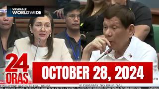 24 Oras Express October 28 2024 HD [upl. by Eytteb]