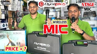 Dynatech G2 Wireless Microphone Unboxing Review amp Price   Best wireless For Live shows [upl. by Eenimod]