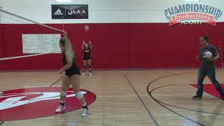 Training Volleyball Players to Back Set [upl. by Baerl]