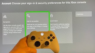 How to Put Password on Xbox Series XS ConsoleAccount Tutorial For Beginners [upl. by Nolahp968]