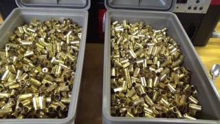 9mm Crimped Military Brass ProcessingReloading [upl. by Yrod913]