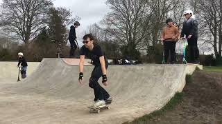 Short session at the new Skate park in Cholsey It is nice [upl. by Bettine338]