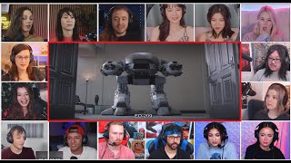 Robocop  Opening amp ED209 Scene Reaction Mashup [upl. by Ahsiem]