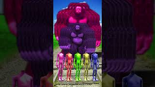 5 Dame tu cosita alien dance vs 16 purple colors Gta 5 bigfoot [upl. by Noxid]