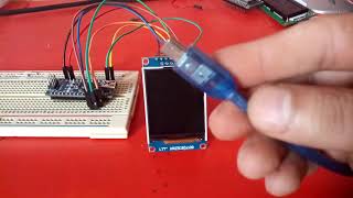 LCD screen TFT 177 arduino nano [upl. by Esoj]